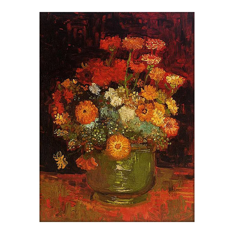 Van Gogh Vase with Zinnias diy painting by numbers art paint impressionist adult hand drawing poster picture room wall on canvas
Van Gogh Vase with Zinnias diy painting by numbers art paint impressionist adult hand drawing poster picture room wall on canvas