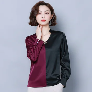 Korean Silk Women Blouses Satin Office Lady Women Shirts Plus Size XXXL Ladies Tops Womens Tops and Blouses Femininas Elegante
Korean Silk Women Blouses Satin Office Lady Women Shirts Plus Size XXXL Ladies Tops Womens Tops and Blouses Femininas Elegante