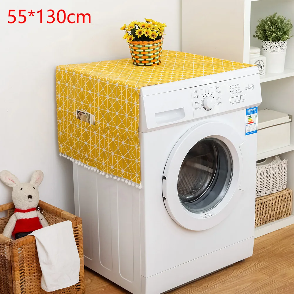 Washing Machine Cover Case Floral Dustproof Refrigerator With Pockets Household Washable For Kitchen Accessories Storage
Washing Machine Cover Case Floral Dustproof Refrigerator With Pockets Household Washable For Kitchen Accessories Storage