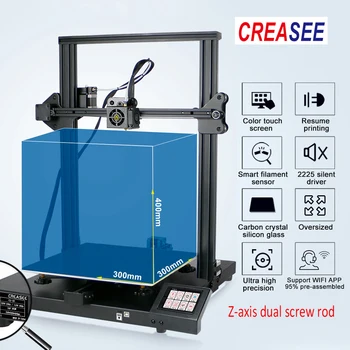 Creasee CS30 3D Printer Printing Aluminium Frame DIY Kit Large Size 300x300x400 Magnetic Build Plate Professional 3 D Print
Creasee CS30 3D Printer Printing Aluminium Frame DIY Kit Large Size 300x300x400 Magnetic Build Plate Professional 3 D Print
