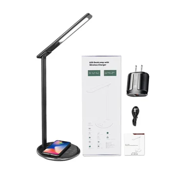 USB Charging LED Desk Lamp Wireless Charger With Adapter Eye Protection Brightness Adjustable Reading Light Study Table Lamp
USB Charging LED Desk Lamp Wireless Charger With Adapter Eye Protection Brightness Adjustable Reading Light Study Table Lamp