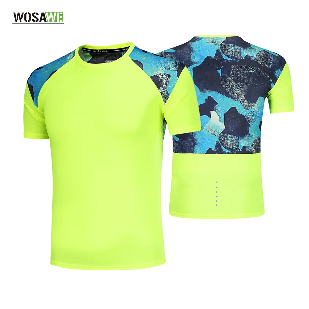 WOSAWE Bodybuilding Running T-Shirt Men Sportswear Short-Sleeve Workout Training Tops Jogger Jogging Shirt Quick Dry
WOSAWE Bodybuilding Running T-Shirt Men Sportswear Short-Sleeve Workout Training Tops Jogger Jogging Shirt Quick Dry