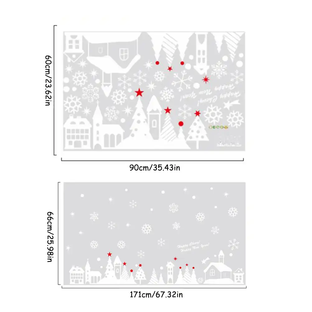 removable wallpaper decoration christmas decorations for home