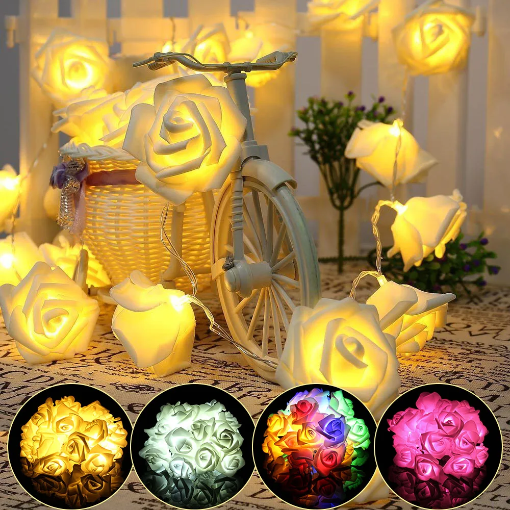 LED String Lights Valentine's Day Christmas Decoration USB powered Rose Flower LED D40
LED String Lights Valentine's Day Christmas Decoration USB powered Rose Flower LED D40