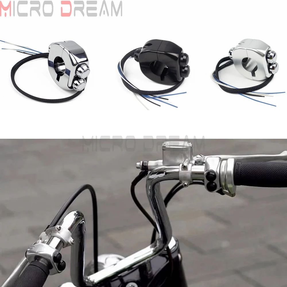 M-Switch 22mm 25mm Switches Headlight Fog Light ON/OFF Start Button 3 Button Control For Harley Cafe Racer Yamaha Bobber XS650
M-Switch 22mm 25mm Switches Headlight Fog Light ON/OFF Start Button 3 Button Control For Harley Cafe Racer Yamaha Bobber XS650