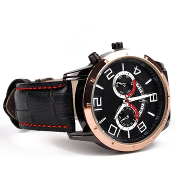 PU Unisex Practical Gifts Quartz Business Analog Fashion Daily Round Wrist Watch
PU Unisex Practical Gifts Quartz Business Analog Fashion Daily Round Wrist Watch