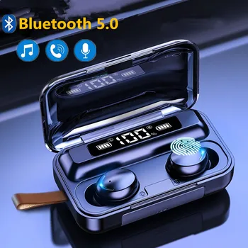 TWS Bluetooth Earphones 2200mAh Charging Box Wireless esrphone 9D Stereo Sports Waterproof Earbuds Headsets With Microphone
TWS Bluetooth Earphones 2200mAh Charging Box Wireless esrphone 9D Stereo Sports Waterproof Earbuds Headsets With Microphone
