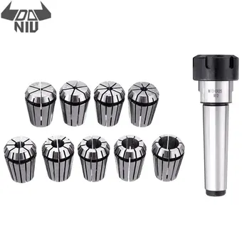DANIU High Accuracy 9Pcs ER25 Spring Collet Set with MT2 MT3 MT4 Collet Chuck Holder Spring Steel for CNC Milling Lathe Tool
DANIU High Accuracy 9Pcs ER25 Spring Collet Set with MT2 MT3 MT4 Collet Chuck Holder Spring Steel for CNC Milling Lathe Tool