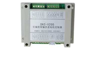 Programmable dual-axis stepping motor controller DKC-X200 can replace PLC in Chinese programming, which is easy to learn.
Programmable dual-axis stepping motor controller DKC-X200 can replace PLC in Chinese programming, which is easy to learn.