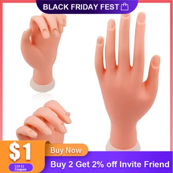Nail Practice Hand Model Flexible Movable Silicone Prosthetic Soft Fake Hands for Nail Art Training Display Model Manicure Tool
Nail Practice Hand Model Flexible Movable Silicone Prosthetic Soft Fake Hands for Nail Art Training Display Model Manicure Tool