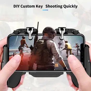 PUBG Moible Controller Gamepad Multi Functional h5 PUGB Mobile Game Pad Grip L1R1 Joystick for iPhone Android Phone
PUBG Moible Controller Gamepad Multi Functional h5 PUGB Mobile Game Pad Grip L1R1 Joystick for iPhone Android Phone