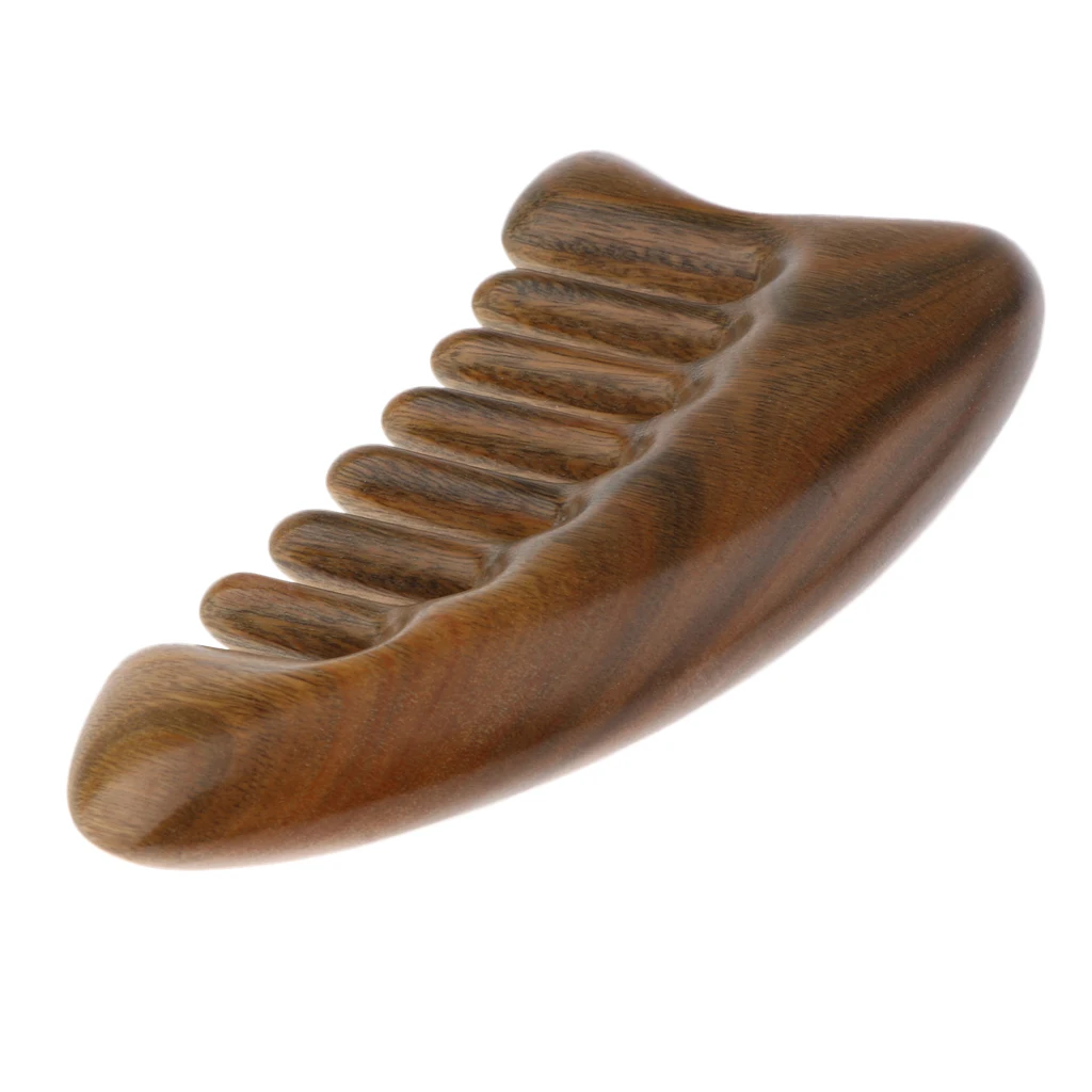 Seamless Handmade Anti-Static Wide Teeth Natural Green Sandalwood Massage Detangling Hair Comb Pocket Size for Travel Seamless Handmade Anti-Static Wide Teeth Natural Green Sandalwood Massage Detangling Hair Comb Pocket Size for Travel