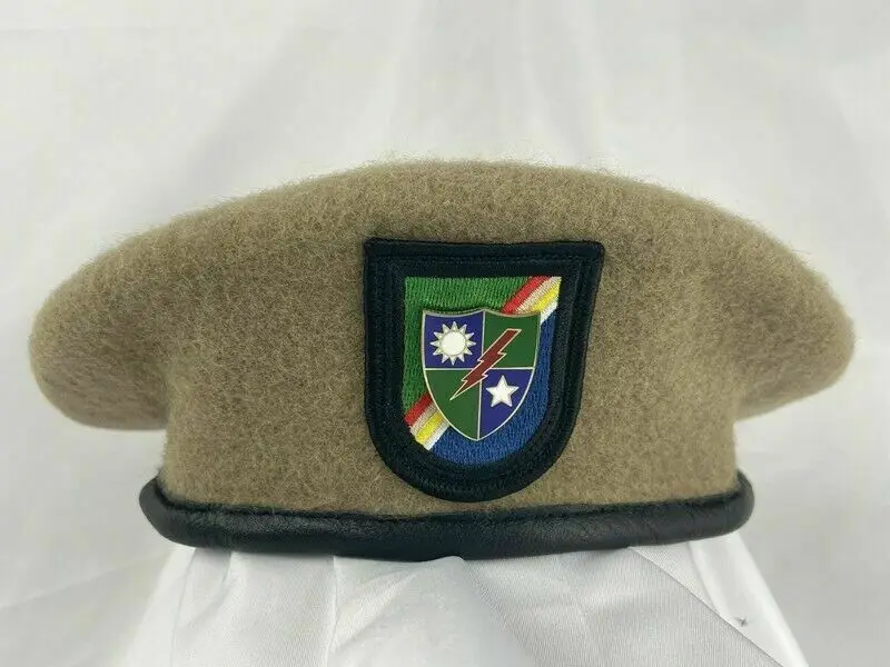 Фото Вьетнамская война армия США рейнджер 75 полк берет хаки военная шляпа armyshop2008 |