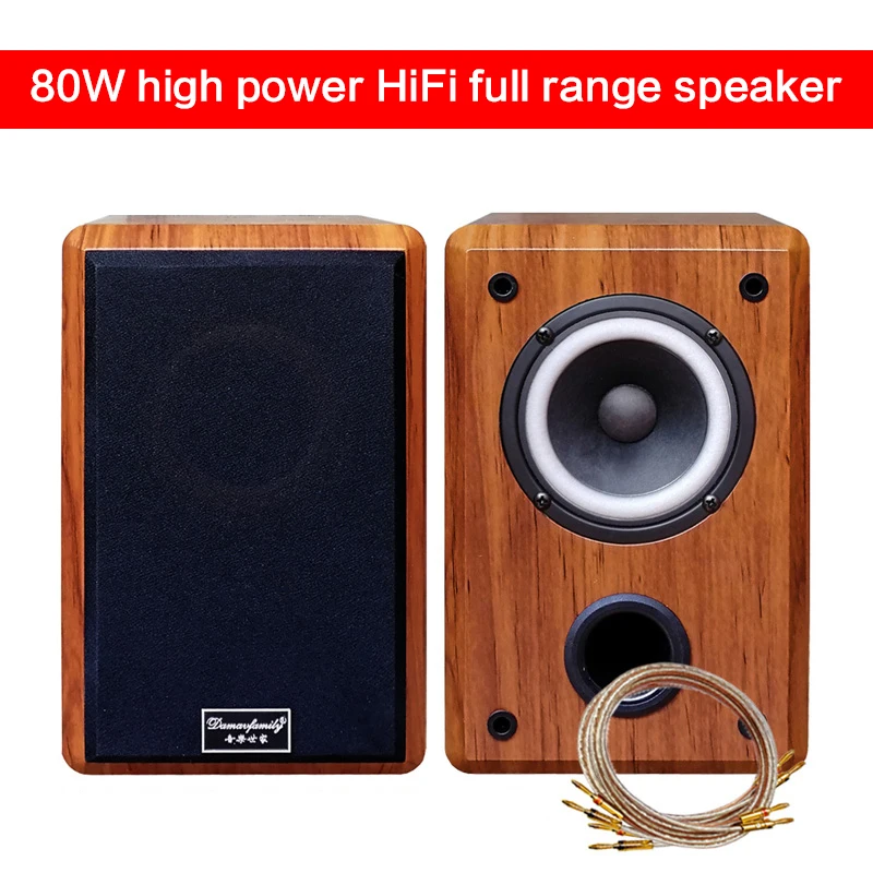 Высокомощный 4-дюймовый Полнодиапазонный динамик 40 Вт * 2, домашний hi-fi громкоговоритель для книжной полки, звуковой пассивный Настольный динамик с трехполосным выравниванием
Высокомощный 4-дюймовый Полнодиапазонный динамик 40 Вт * 2, домашний hi-fi громкоговоритель для книжной полки, звуковой пассивный Настольный динамик с трехполосным выравниванием