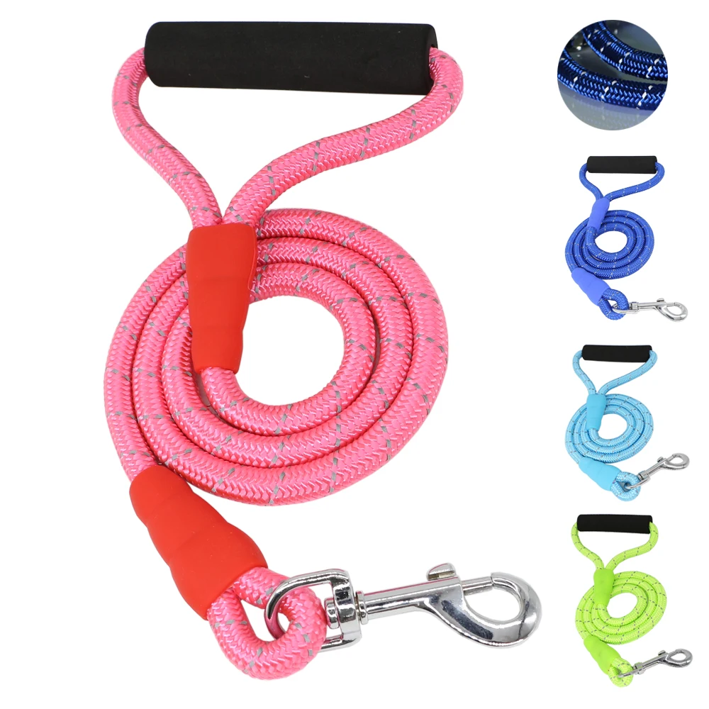 Dog Leash Foam Handle for Large Medium Cat Pets Leashes Rope Dogs Leash Nylon Reflective Running Walk Train Rope Tenacity
Dog Leash Foam Handle for Large Medium Cat Pets Leashes Rope Dogs Leash Nylon Reflective Running Walk Train Rope Tenacity