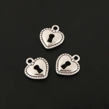 30pcs Charms Heart Lock And Key Silver Color Pendant For DIY Handmade Jewelry Making Accessorie
30pcs Charms Heart Lock And Key Silver Color Pendant For DIY Handmade Jewelry Making Accessorie
