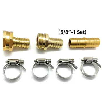 5/8" Garden Hose Repair Male/Female/Repair Mender With Stainless Clamp Highly Match The Original Equipment 
5/8" Garden Hose Repair Male/Female/Repair Mender With Stainless Clamp Highly Match The Original Equipment