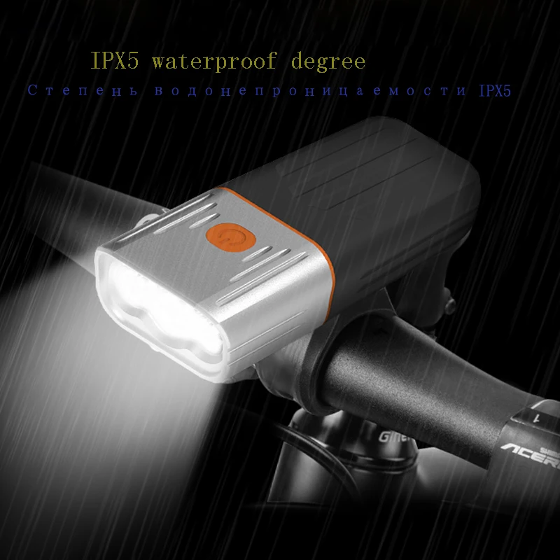 3*T6 Bicycle Light IPX5 Waterproof Bike Light Rechargeable Cycling Front Lamp with Rechargeable Tail Light
3*T6 Bicycle Light IPX5 Waterproof Bike Light Rechargeable Cycling Front Lamp with Rechargeable Tail Light