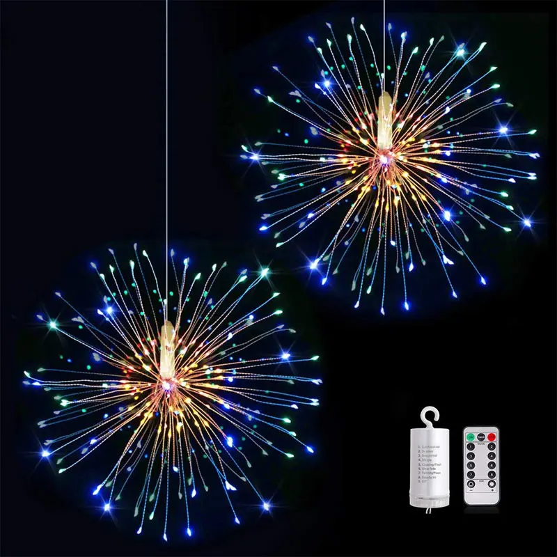 BRELONG Fireworks Light, 100 LED Dandelion-shaped Fairy String Lights, Battery-powered DIY Lights, with Remote Control
BRELONG Fireworks Light, 100 LED Dandelion-shaped Fairy String Lights, Battery-powered DIY Lights, with Remote Control