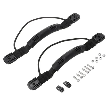 2 Pcs Side Bracket Carrying Handle W / Paddle Park Bungee Hardware and J Hook with Screws for Kayak
2 Pcs Side Bracket Carrying Handle W / Paddle Park Bungee Hardware and J Hook with Screws for Kayak