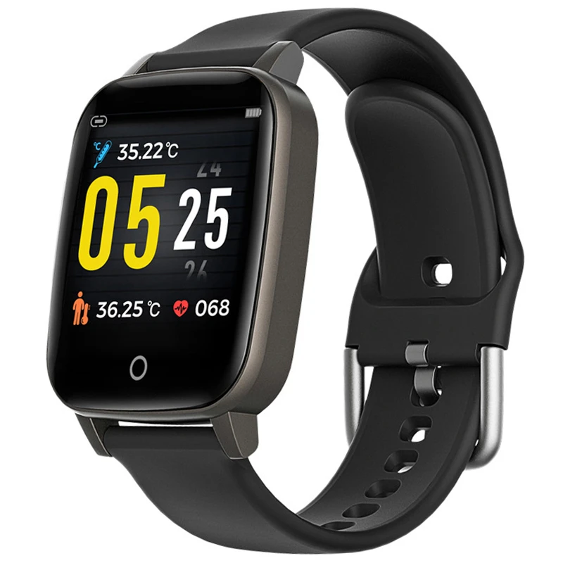 T1 Body Temperature Measurement Smart Watch Men Women Heart Rate Monitor Ip67 Waterproof For Android IOS Phone Smartwatch
T1 Body Temperature Measurement Smart Watch Men Women Heart Rate Monitor Ip67 Waterproof For Android IOS Phone Smartwatch