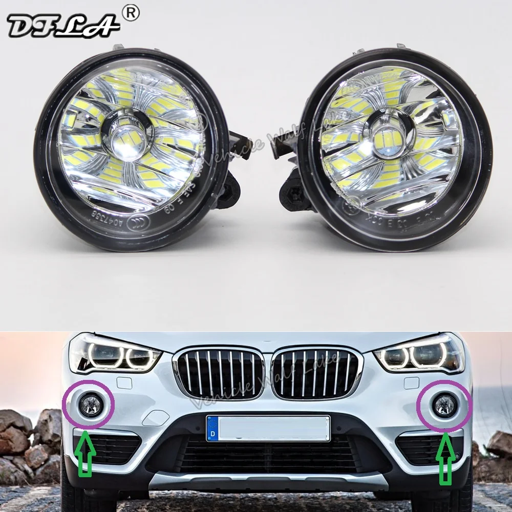 Светодиодный противотуманный фонарь для BMW X1 F48 2016 2017 2018 передний и правый с