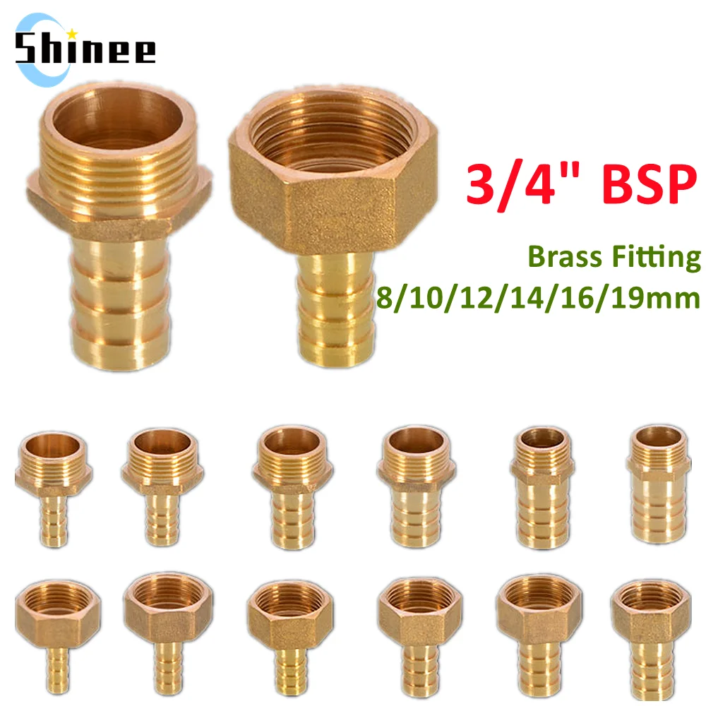 Pagoda connector 6 8 10 12 14 16 19mm hose barb connector hose tail thread 3/4 BSP thread PC Male brass water pipe fittings
Pagoda connector 6 8 10 12 14 16 19mm hose barb connector hose tail thread 3/4 BSP thread PC Male brass water pipe fittings