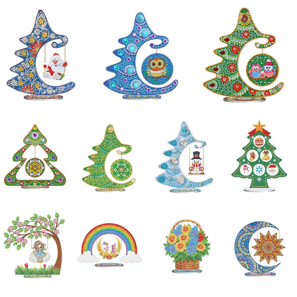 Full Drill Special Shaped Diamond painting Christmas tree Desktop Ornament Embroidery Craft Cross Stitch Rhinestone Mosaic Kit
Full Drill Special Shaped Diamond painting Christmas tree Desktop Ornament Embroidery Craft Cross Stitch Rhinestone Mosaic Kit