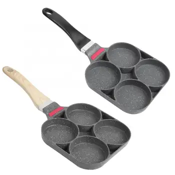 4-hole Frying Pan for Eggs Pancake Ham Non Stick Steak Cookware Omelet Pan Breakfast Maker Long Handle Kitchen Cooking Pot
4-hole Frying Pan for Eggs Pancake Ham Non Stick Steak Cookware Omelet Pan Breakfast Maker Long Handle Kitchen Cooking Pot