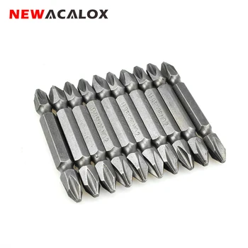 NEWACALOX 10PCS PH2 Electric Screwdriver Bit Set Bits Hex Shank Magnetic Alloy Steel For Cross Head 60mm 1/4 inch
NEWACALOX 10PCS PH2 Electric Screwdriver Bit Set Bits Hex Shank Magnetic Alloy Steel For Cross Head 60mm 1/4 inch