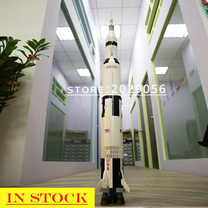 37003 10266 Saturn V Moon Space Rocket Lunar Lander Model compatible with 21309 21321 80013 10266 Building Blocks Bricks
37003 10266 Saturn V Moon Space Rocket Lunar Lander Model compatible with 21309 21321 80013 10266 Building Blocks Bricks