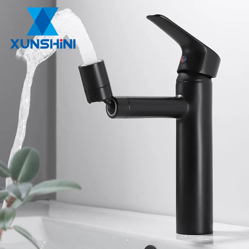 XUNSHINI 360 Rotation Spray Basin Faucet Hot Cold Bathroom Faucet Washbasin Taps Vessel Sink Mixer Tap Deck Mounted
XUNSHINI 360 Rotation Spray Basin Faucet Hot Cold Bathroom Faucet Washbasin Taps Vessel Sink Mixer Tap Deck Mounted