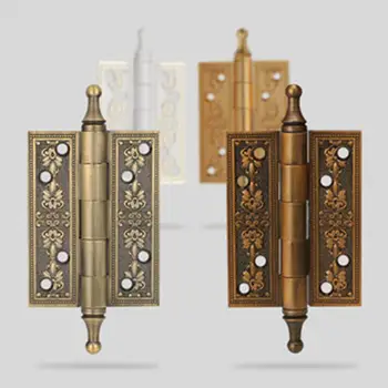 Hinge European Crown Head 4 Inch Solid Wood Door Hinge White Mute Hinge Bearing Monolithic 
Hinge European Crown Head 4 Inch Solid Wood Door Hinge White Mute Hinge Bearing Monolithic