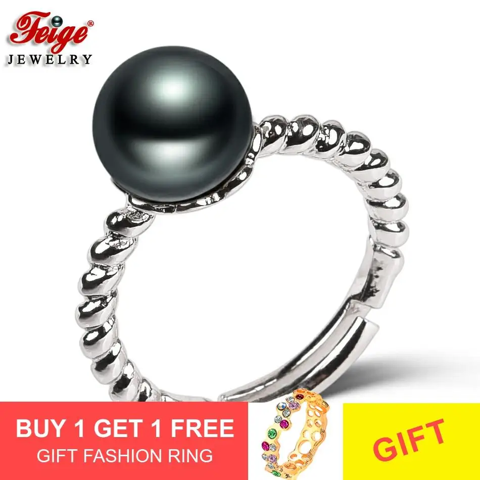 Three Colors Optional Simple Style Natural Pearl Rings for Women Fine Jewelry Gift 8-9MM Freshwater Cultured Pearl Finger Ring
Three Colors Optional Simple Style Natural Pearl Rings for Women Fine Jewelry Gift 8-9MM Freshwater Cultured Pearl Finger Ring