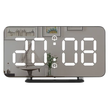 6 Inch Dimmable LED Sn Digital Clock for Bedroom,Lightweight Smart Double Number Alarm Clock with Snooze Function
6 Inch Dimmable LED Sn Digital Clock for Bedroom,Lightweight Smart Double Number Alarm Clock with Snooze Function