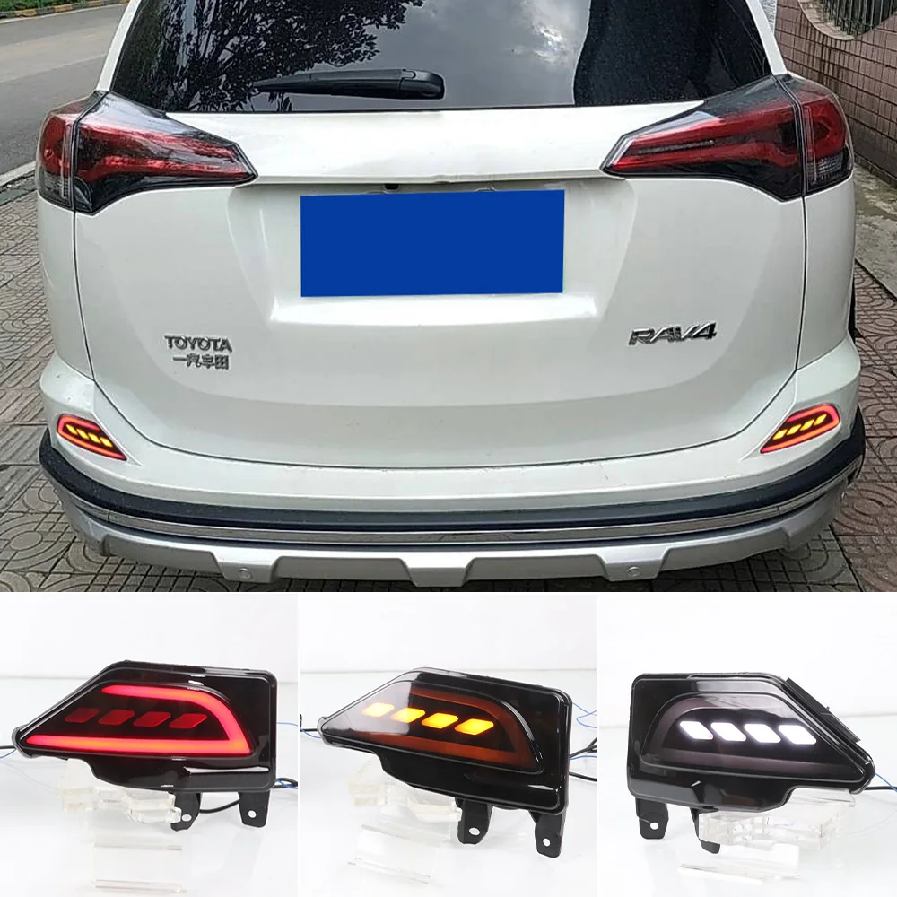 CSCSNL 1 пара автомобильный Светодиодный отражатель для бамперсветильник Toyota RAV4