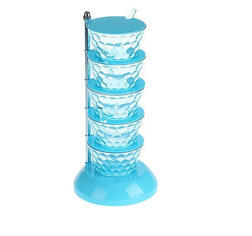 Kitchen Seasoning Box Crystal Rotatable Seasoning Box Creative Vertical Multi-layer Cruet Jar Home Condiment Jar Set Seasoning
Kitchen Seasoning Box Crystal Rotatable Seasoning Box Creative Vertical Multi-layer Cruet Jar Home Condiment Jar Set Seasoning