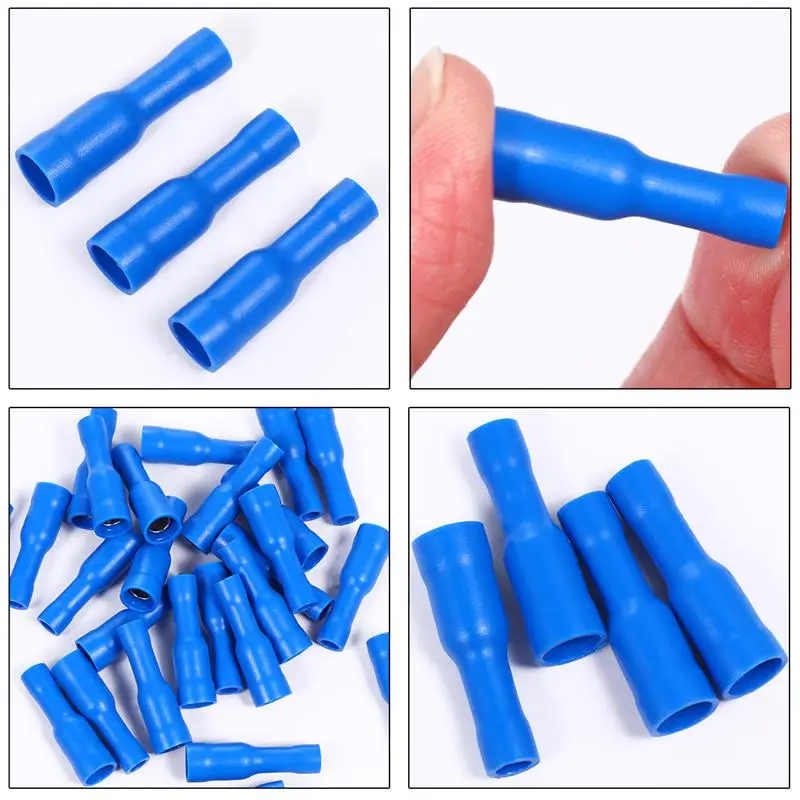 100pcs Female Male Bullet Butt Connector Insulated Crimp Wire Terminals for 22~16 AWG
100pcs Female Male Bullet Butt Connector Insulated Crimp Wire Terminals for 22~16 AWG