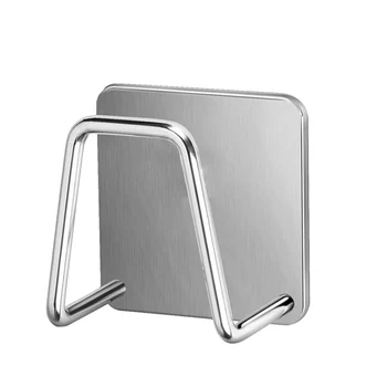 Sponge Holder With Adhesive Hook Drain Rack For Kitchen 304 Stainless Steel Multi-Function Firm
Sponge Holder With Adhesive Hook Drain Rack For Kitchen 304 Stainless Steel Multi-Function Firm