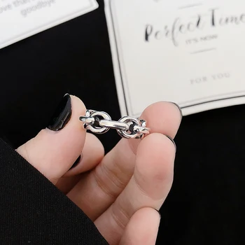 Kinel Authentic 925 Sterling Silver Simple Minimalist Open Adjustable Finger Rings For Women Fashion Band Female Bijoux
Kinel Authentic 925 Sterling Silver Simple Minimalist Open Adjustable Finger Rings For Women Fashion Band Female Bijoux