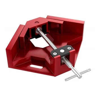 

Vise Holder Drilling DIY Aluminum Alloy Portable Multi-functional Right Angle Clamp Hand Tools 90 Degree T-type Handle Home