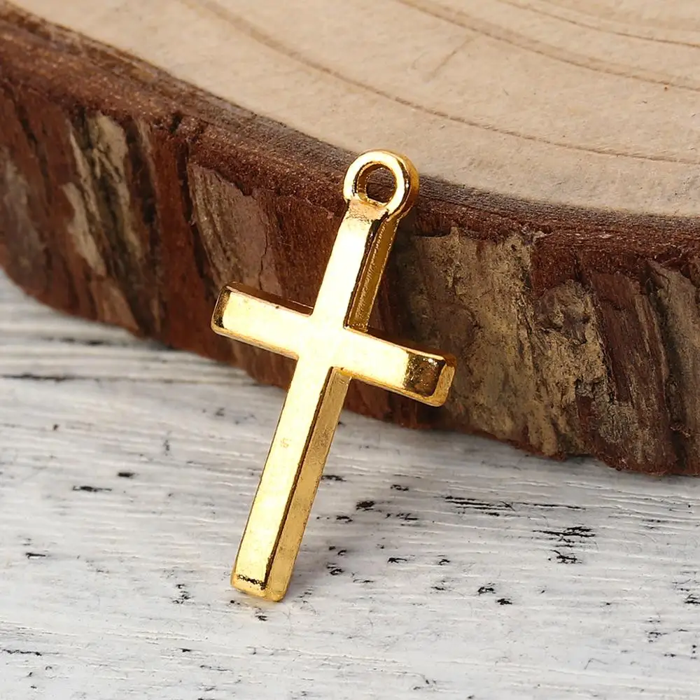 DoreenBeads Fashion Zinc Based Alloy Charms Cross Gold Color Jewelry DIY Findings Trendy Components24mm(1") x 14mm, 10 PCs
DoreenBeads Fashion Zinc Based Alloy Charms Cross Gold Color Jewelry DIY Findings Trendy Components24mm(1") x 14mm, 10 PCs