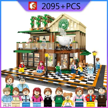 Sembo building Block 2059Pcs Creative Cafe Coffee Shop Model Blocks City Street View Casual House Figure Brick Toys for Children
Sembo building Block 2059Pcs Creative Cafe Coffee Shop Model Blocks City Street View Casual House Figure Brick Toys for Children
