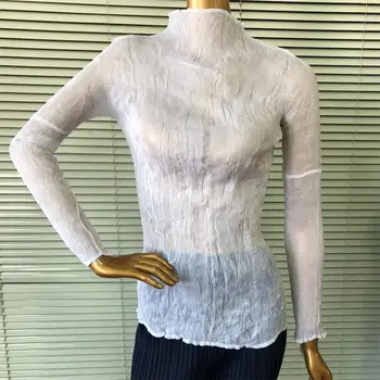 LANMREM 2020 Spring Summer Stand Collarsolid Color Pleated Elastic Chiffon Shirt Women Streetwear Wild Popular Tops Tide PD858
LANMREM 2020 Spring Summer Stand Collarsolid Color Pleated Elastic Chiffon Shirt Women Streetwear Wild Popular Tops Tide PD858