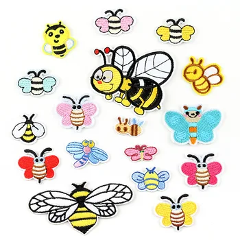 Cartoon cloth stickers small bee butterfly embroidery patch children's clothing decoration animal small bee butterfly patch
Cartoon cloth stickers small bee butterfly embroidery patch children's clothing decoration animal small bee butterfly patch