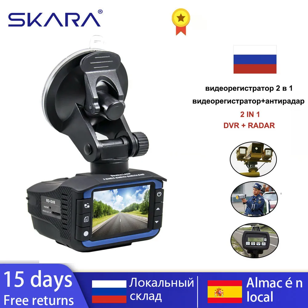 2 In 1 Dvr with Radar Detector Anti Laser Dash Cam Car DVR Camera Speedcam 1080P Auto Video Recorder English and Russian Voice 
2 In 1 Dvr with Radar Detector Anti Laser Dash Cam Car DVR Camera Speedcam 1080P Auto Video Recorder English and Russian Voice