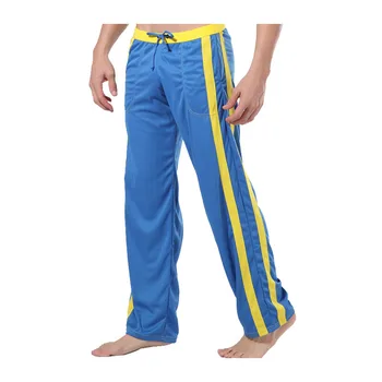Soft Men Home Long Pants Tether Sexy Sleep Low Waist High Quality Brand Male Lounge Wear Pants 6 Color Available 
Soft Men Home Long Pants Tether Sexy Sleep Low Waist High Quality Brand Male Lounge Wear Pants 6 Color Available