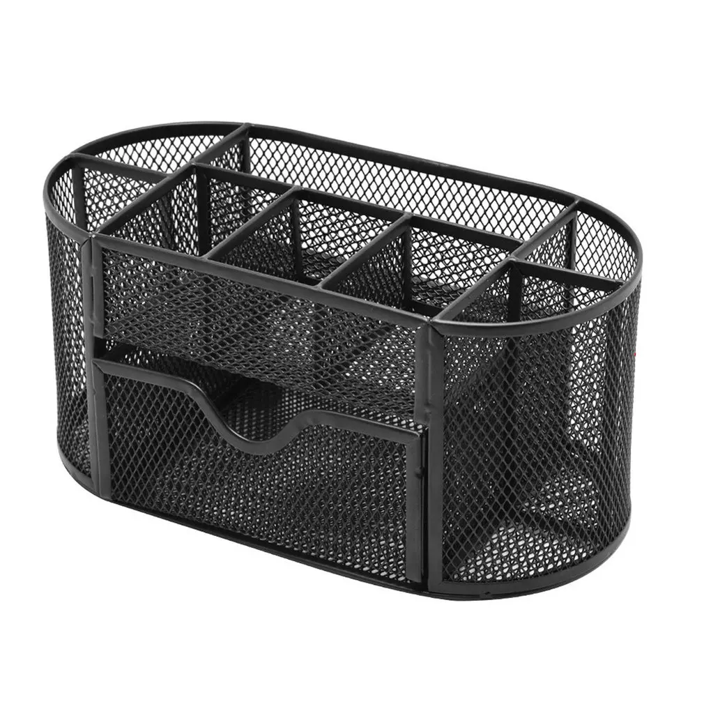 New Metal Pen Holder Pen Barrel Student Multi-Functional Stationery Creative Desktop Iron Net Nine Grid Combination Storage Box
New Metal Pen Holder Pen Barrel Student Multi-Functional Stationery Creative Desktop Iron Net Nine Grid Combination Storage Box