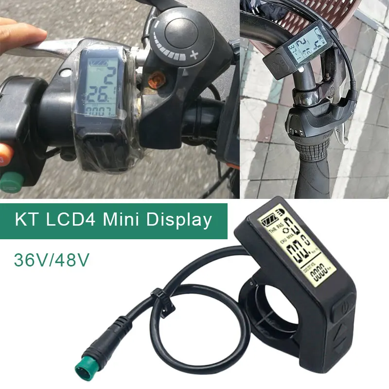 36/48V Ebike LCD Display Panel Waterproof Display Panel Meter KT-LCD4 Electric Bicycle Display Controller SM/Common Interface
36/48V Ebike LCD Display Panel Waterproof Display Panel Meter KT-LCD4 Electric Bicycle Display Controller SM/Common Interface
