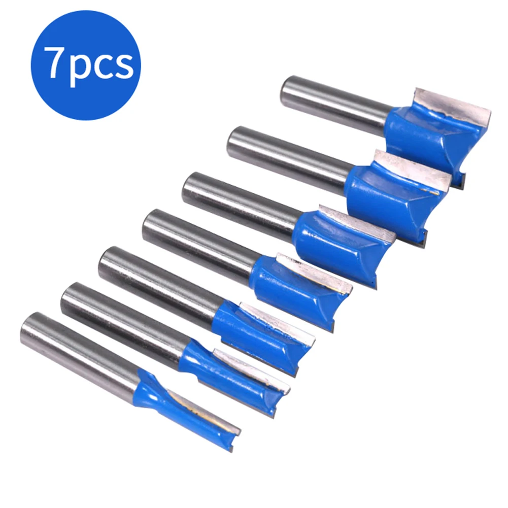 7PCS 8mm Shank Straight Woodworking Router Bit Set Carpenter Milling Cutter 6/8/10/12/14/18/20mm Cutting Diameter Router Bit
7PCS 8mm Shank Straight Woodworking Router Bit Set Carpenter Milling Cutter 6/8/10/12/14/18/20mm Cutting Diameter Router Bit